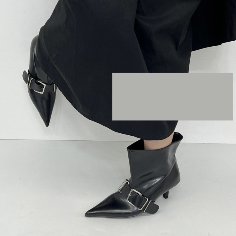Botki damskie na obcasie ze sz – Women Shoes Luxury Brand recenzja i cena