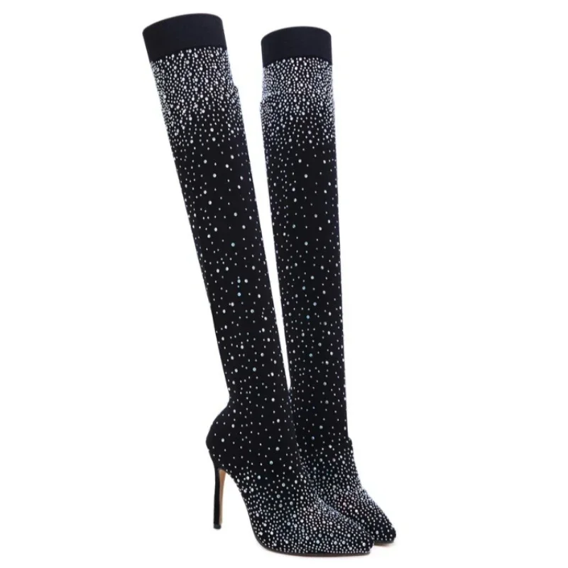 Seksowne buty za kolano dla ko – Sock Boot Women recenzja i cena