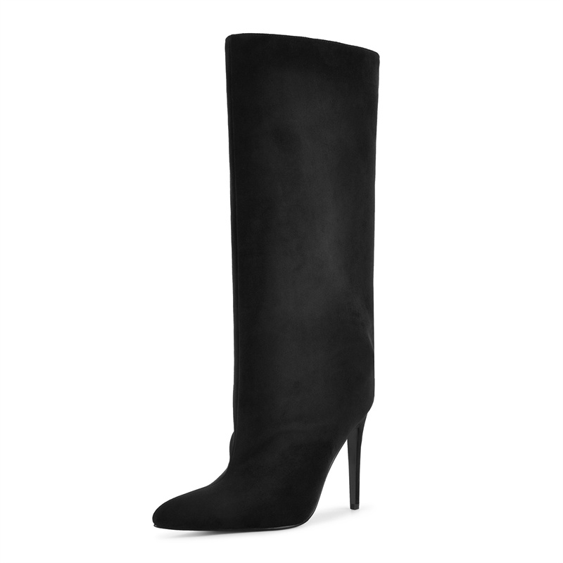 Onlymaker Czarne Kozaki za Kol – Women'S Shoes X Wide recenzja i cena