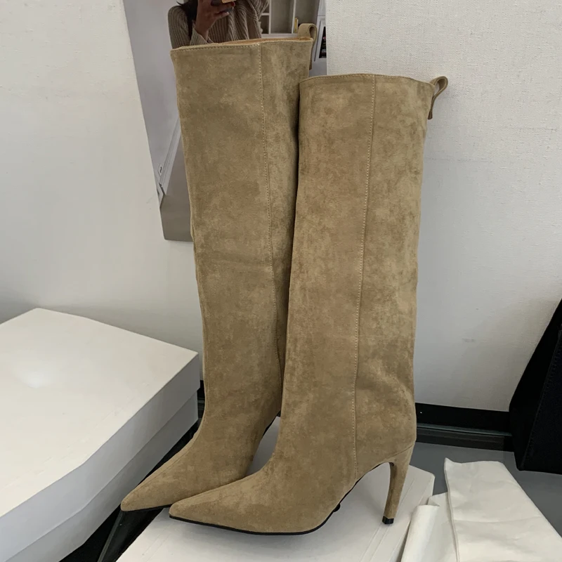 Botki damskie Street Punk Wint – High Knee Heel Boots recenzja i cena