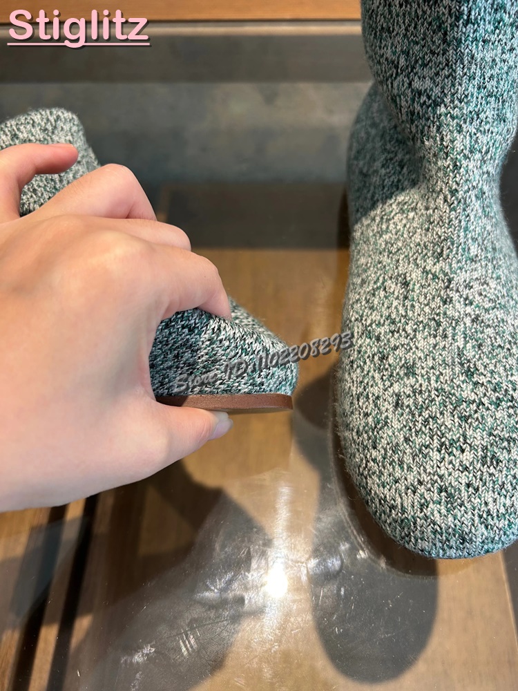Dzianinowe botki z okrągłym no – Sock Boot Women recenzja i cena