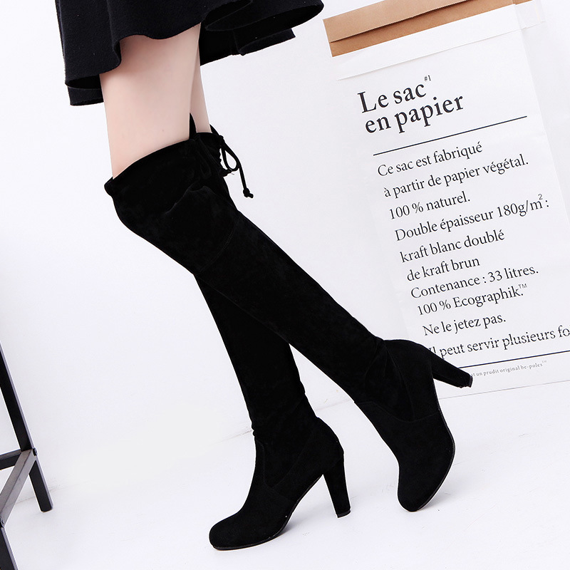 Damskie kozaki za kolano ze st – Sock Boot Women recenzja i cena