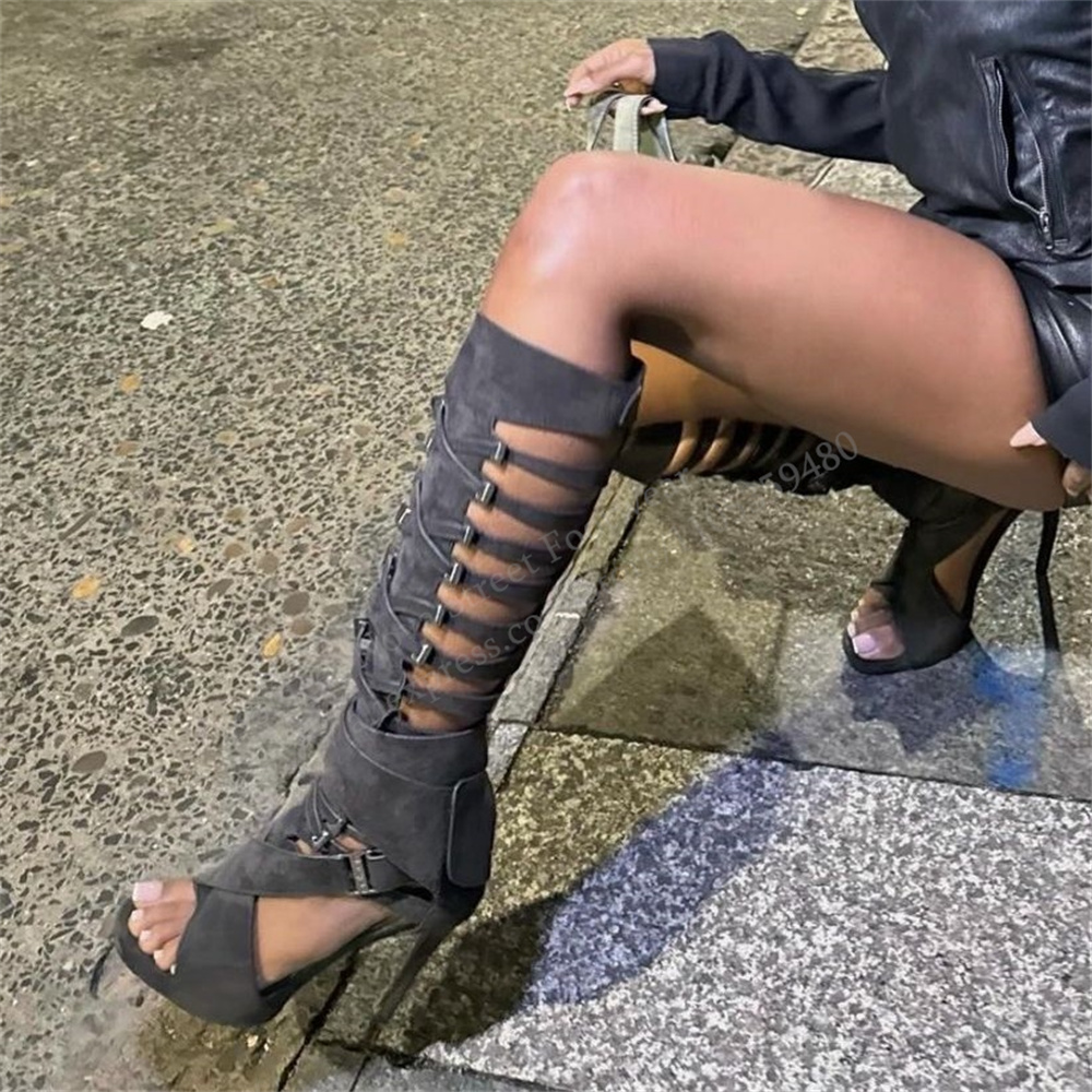 Gladiatorowe kozaki za kolano  – Gladiator Sandal Women recenzja i cena