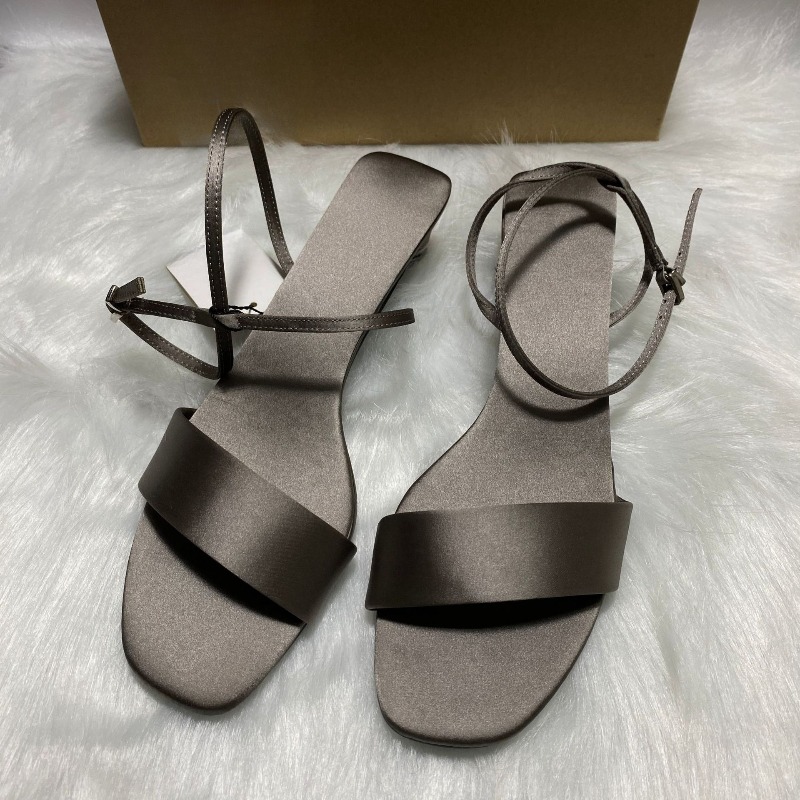 Luksusowe satynowe sandały dam – Women Shoes Luxury Brand recenzja i cena