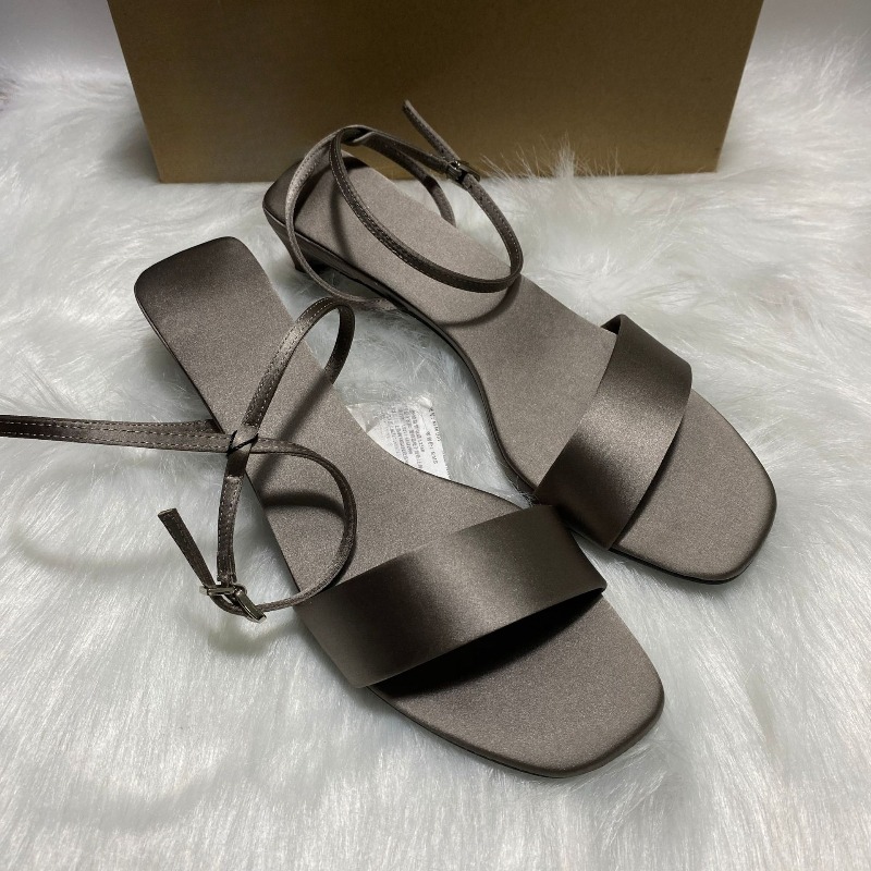 Luksusowe satynowe sandały dam – Women Shoes Luxury Brand recenzja i cena