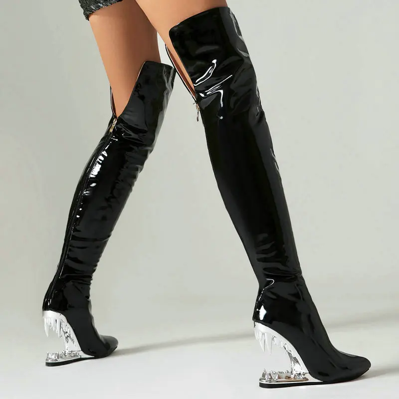 Tygrysie zęby rekina usta ząb  – Women'S Shoes X Wide recenzja i cena
