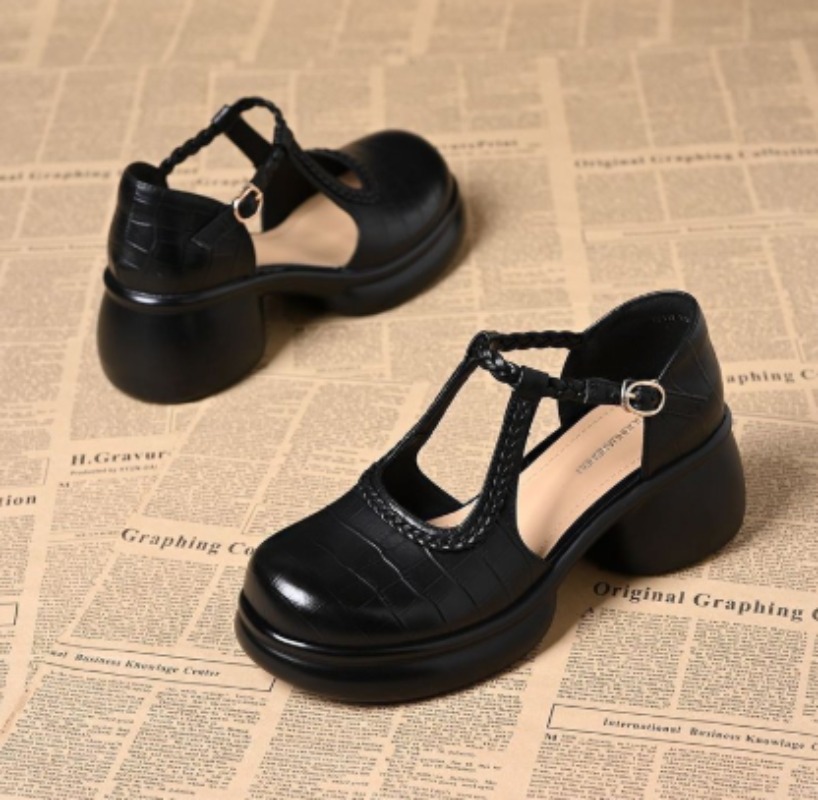 Damskie czarne sandały Mary Ja – Women Shoes Sandals recenzja i cena