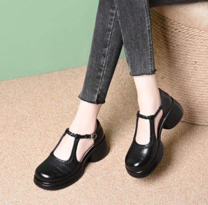 Damskie czarne sandały Mary Ja – Women Shoes Sandals recenzja i cena