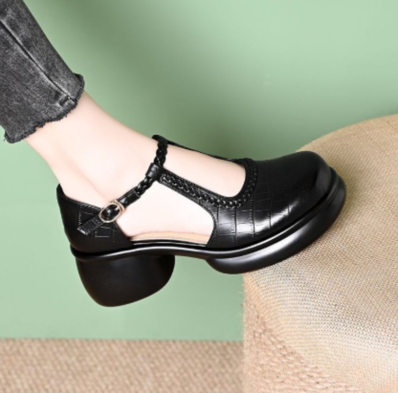Damskie czarne sandały Mary Ja – Women Shoes Sandals recenzja i cena