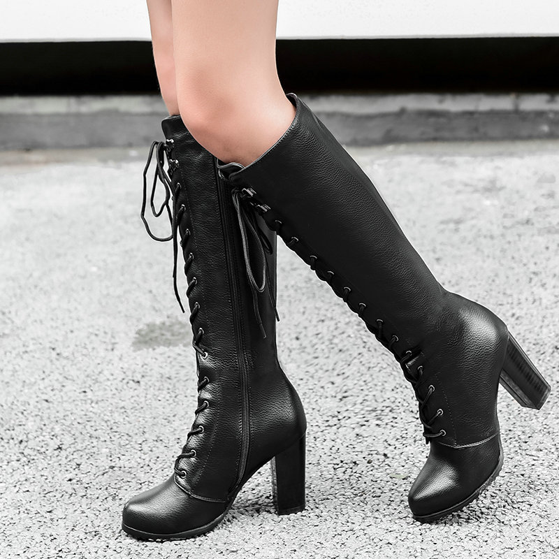 Damskie Kozaki na Grubej Wysok – Sock Boot Women recenzja i cena