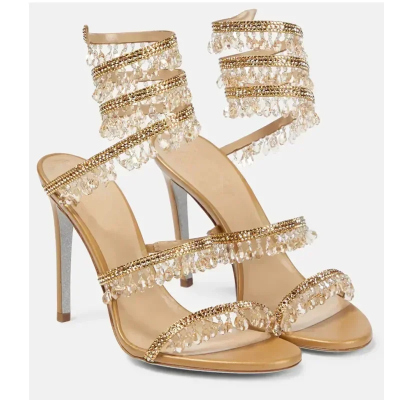 Damskie sandały z wodnymi diam – Women'S Shoes Large recenzja i cena
