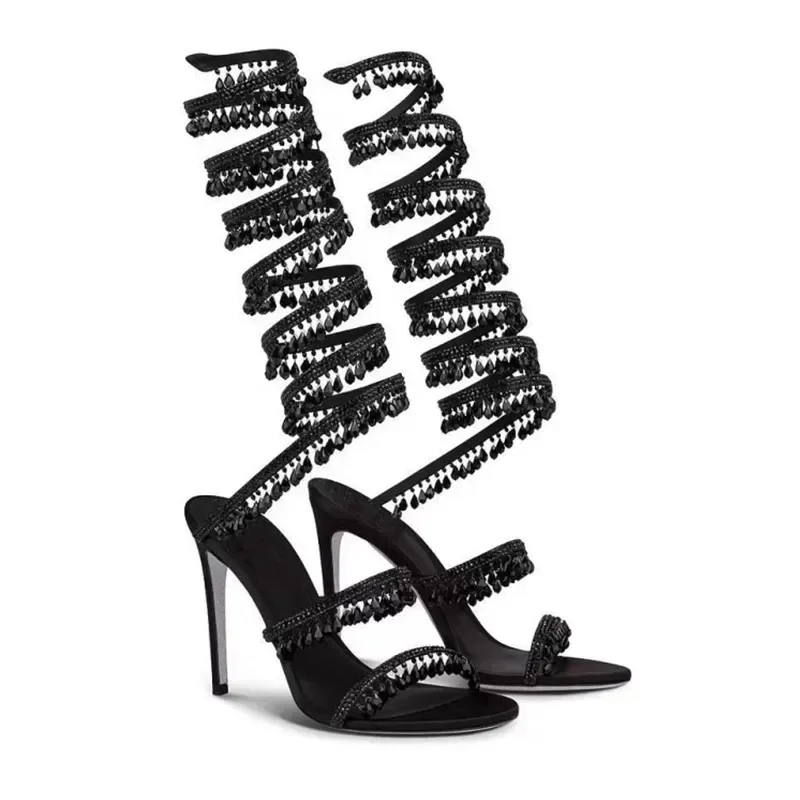 Damskie sandały z wodnymi diam – Women'S Shoes Large recenzja i cena